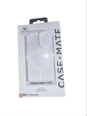 Case-Mate Clear Tough D30 MagSafe Case - Transparent iPhone 16
